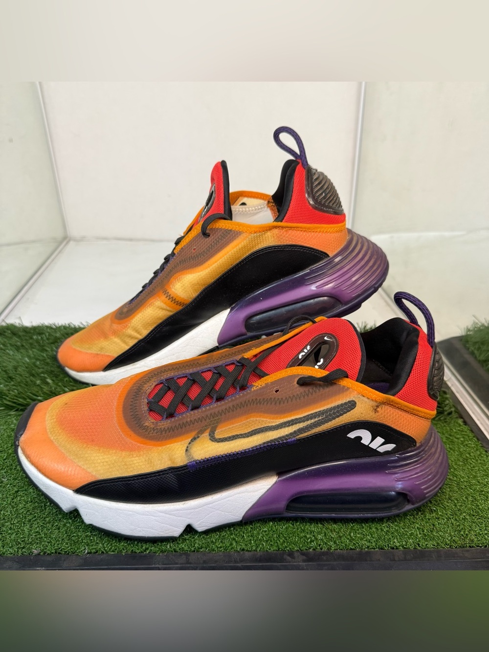 Nike Air Max 2090 Magma Orange Purple Men's Running Shoes BV9977-800 Size 11.5